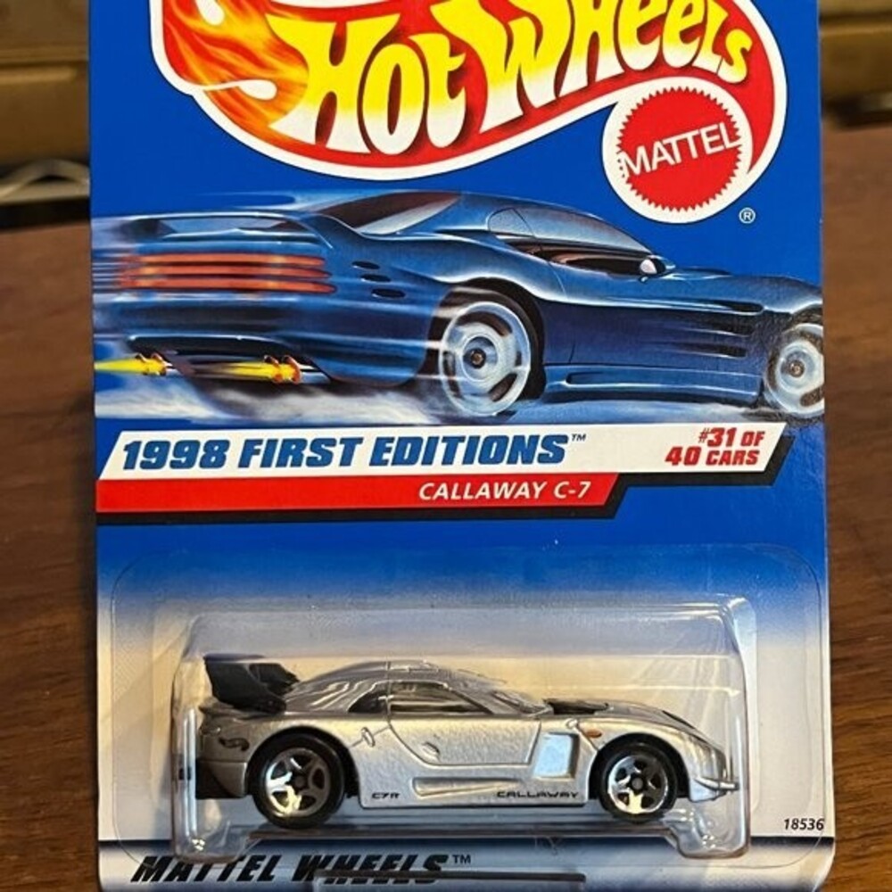 Vintage Hot Wheels 1998 First Editions #31 Callaway C-7